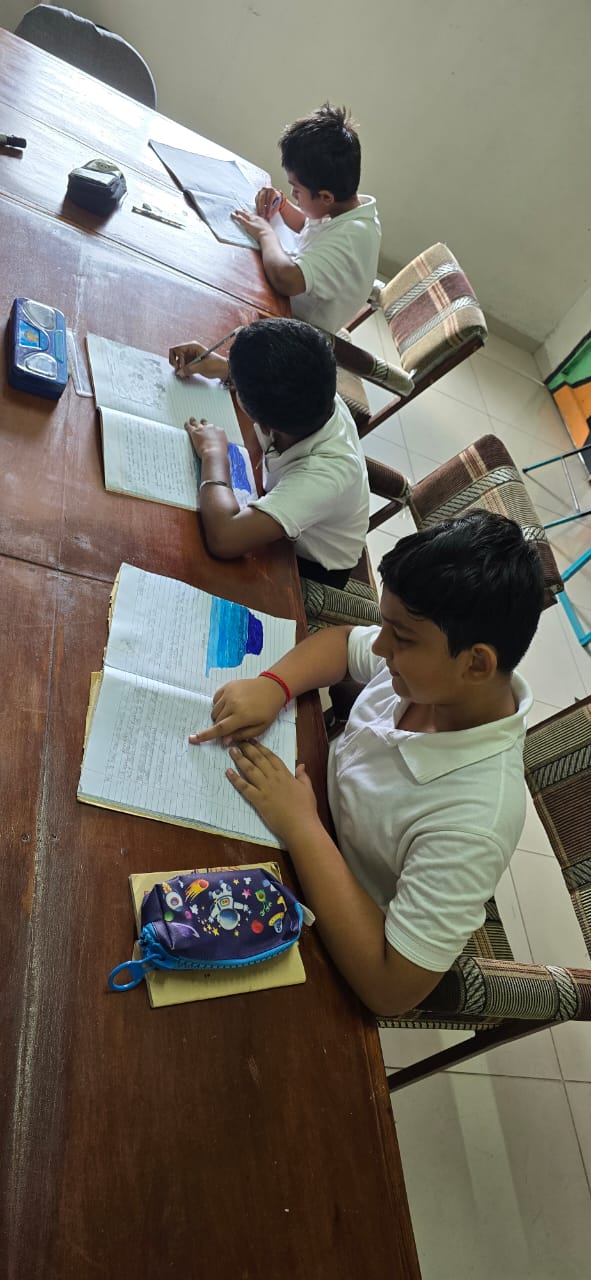 Primary students in class